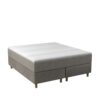 Safir kontinentalsäng, Beige, sand sammet - Kinnabädden