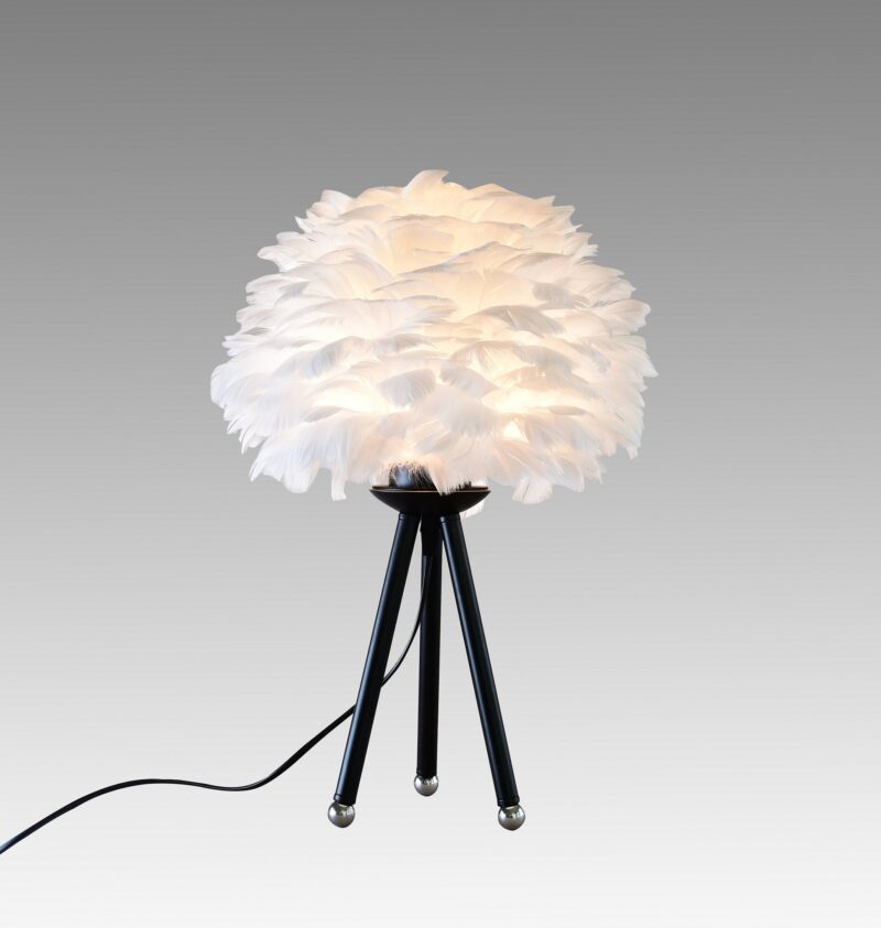 feather fjäderlampa bordslampa