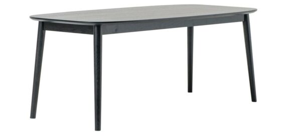 Pinja matbord - 180x90 cm, Svart ek