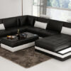 Madison design U-soffa i äkta läder - M&M collection