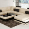 Madison design U-soffa i äkta läder - M&M collection