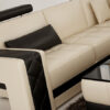 Madison design U-soffa i äkta läder - M&M collection