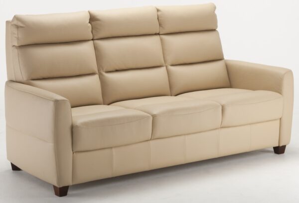 Comforto 3-sits soffa i äkta skinn/läder - Pohjanmaan - Folkets Möbler