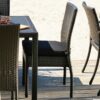 Bella utebord - Svart eller Vit - 70x110 (cm)