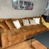 Ellan 4-sits i sammet - Mysig, djup soffa - Torre 09