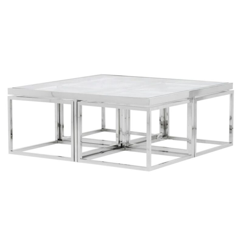 Arlet satsbord - Soffbord + 4 stycken sidobord - Folkets Möbler