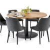 Rondo runt 140 cm matbord - Inklusive 6 st. Rondo matstolar