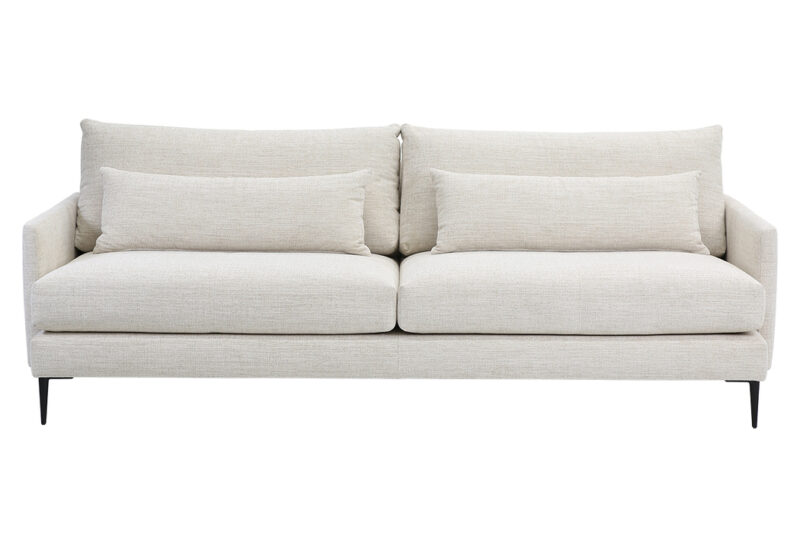 Feel 3,5-sits soffa med svarta ben - Pohjanmaan - Folkets Möbler
