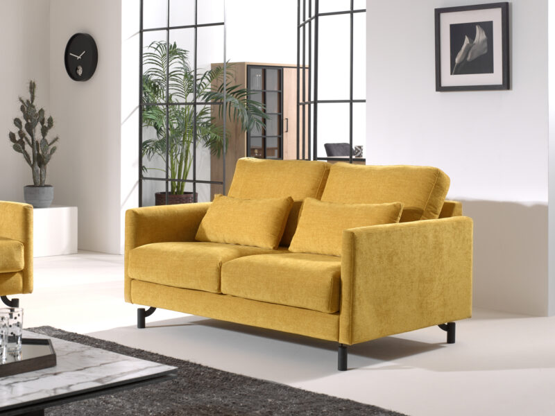 Assari soffa - 2-sits, City 46 Moutarde - Folkets Möbler