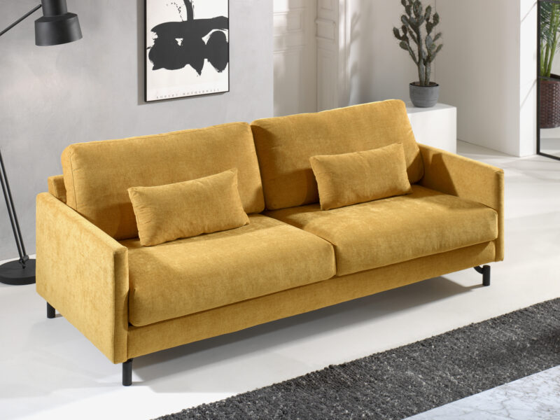 Assari soffa - 3-sits, City 46 Moutarde - Folkets Möbler