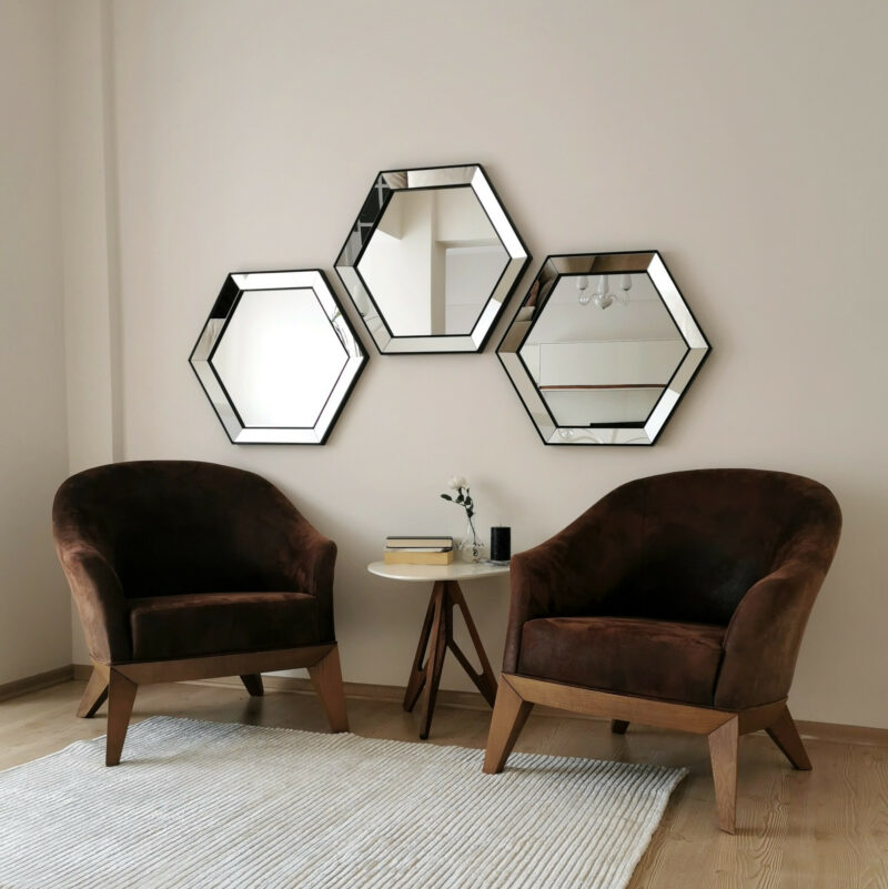 Cindy väggspegel - Spegelset 3 speglar - Folkets Möbler