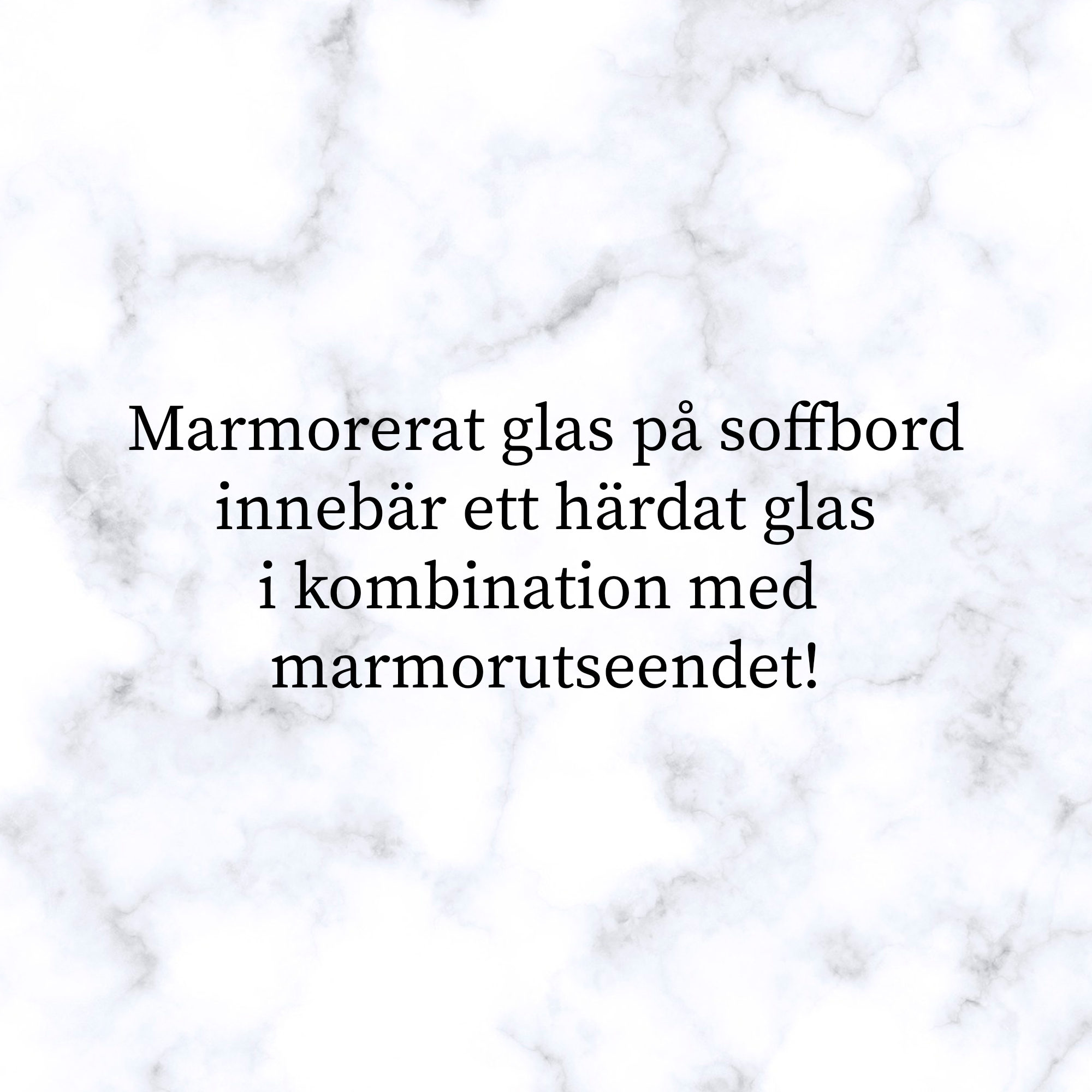 Marmorglas - Marmorerat glas soffbord hos Folkets Möbler, Mobil