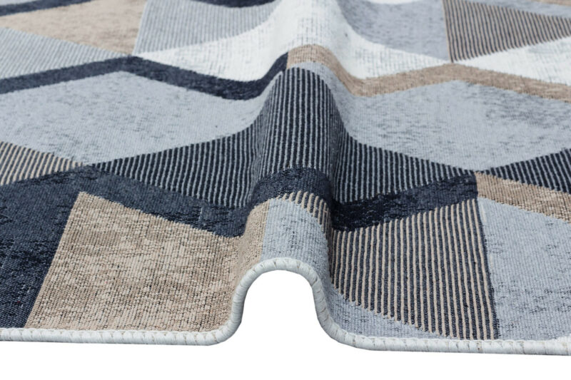 Iris matta - Flatvävd matta med mönster, ingen lugg - Detalj