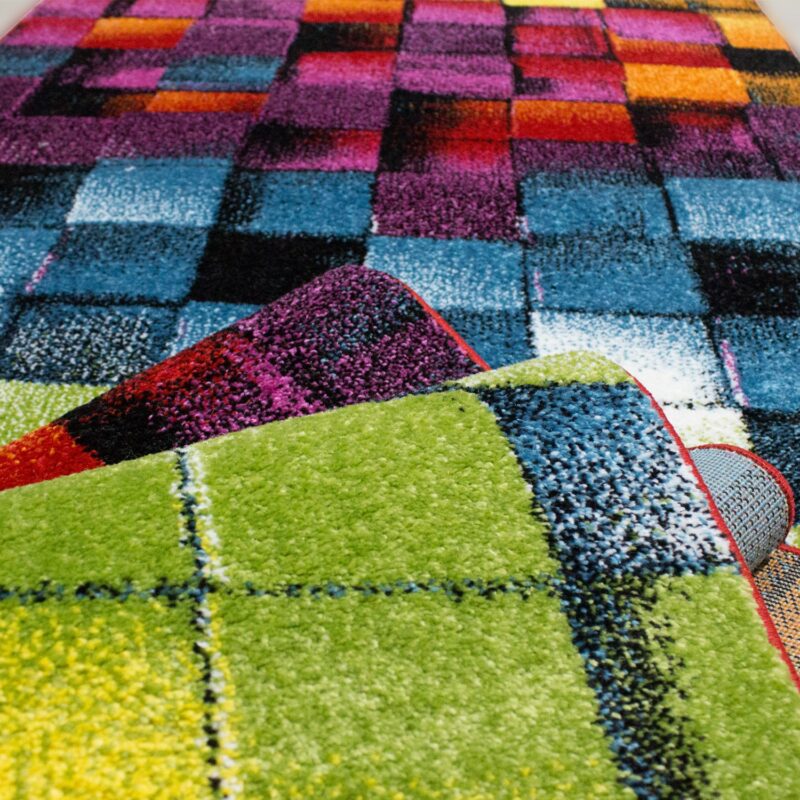 Plates matta - Hallmatta i många färger, multicolor - Detalj