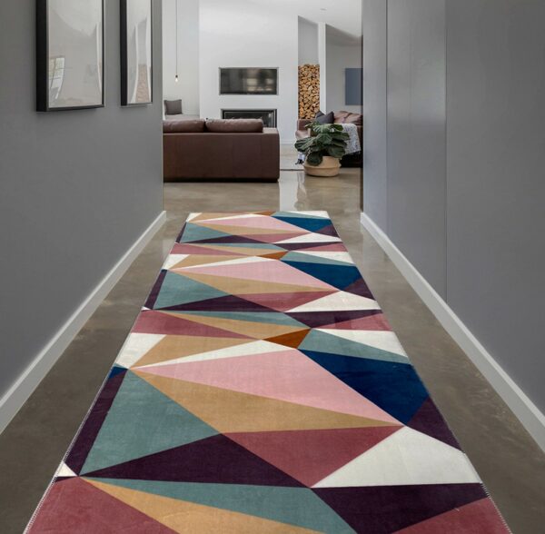 Shards matta - Hallmatta i multi, många färger, 80x600 cm - Folkets Möbler