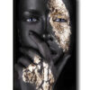 Woman Gold, Tavla Canvas med guld