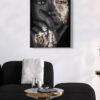 Woman Gold, Tavla Canvas med guld