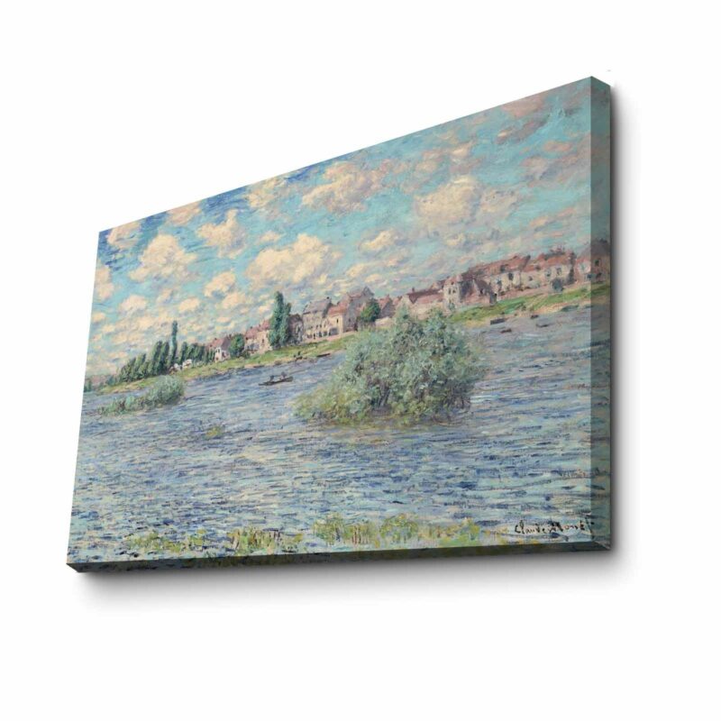 Claude Monet tavla - Banks of the Seine at Lavacourt, Canvas