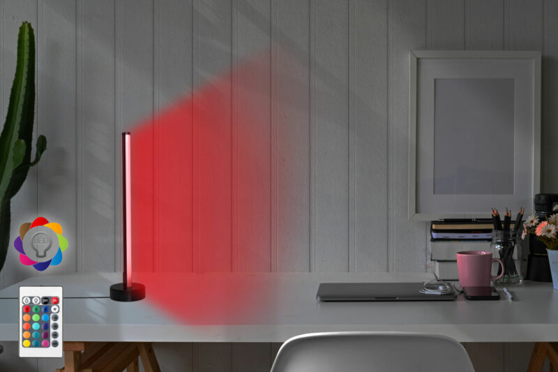 Lumos bordslampa med LED-belysning - Multicolor, röd