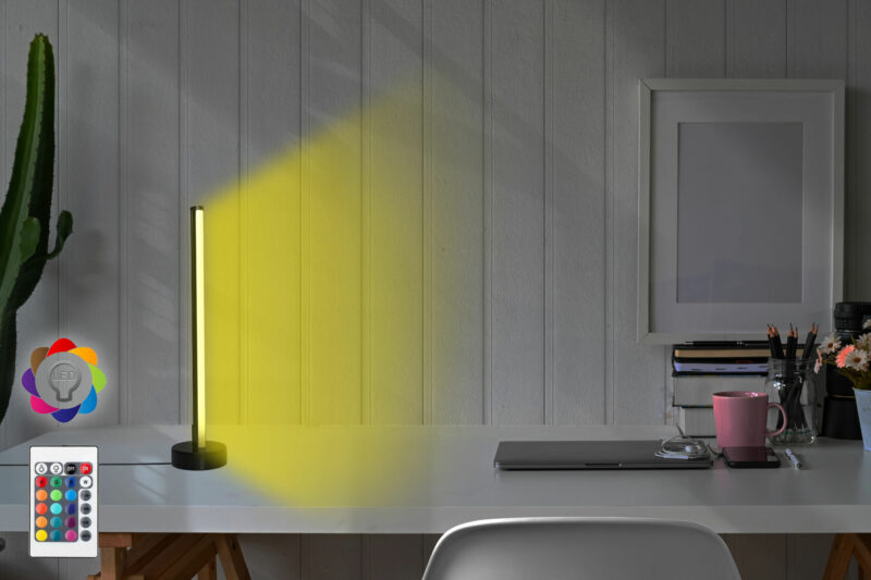 Lumos bordslampa med LED-slinga - Multicolor, gul