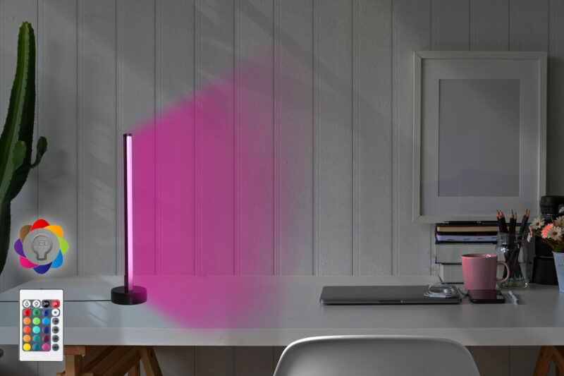 Lumos bordslampa med LED-belysning - Multicolor, lila