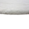Rabbit Fur - Vit ryamatta - Rund 200 cm