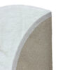 Rabbit Fur - Vit ryamatta - Rund 200 cm
