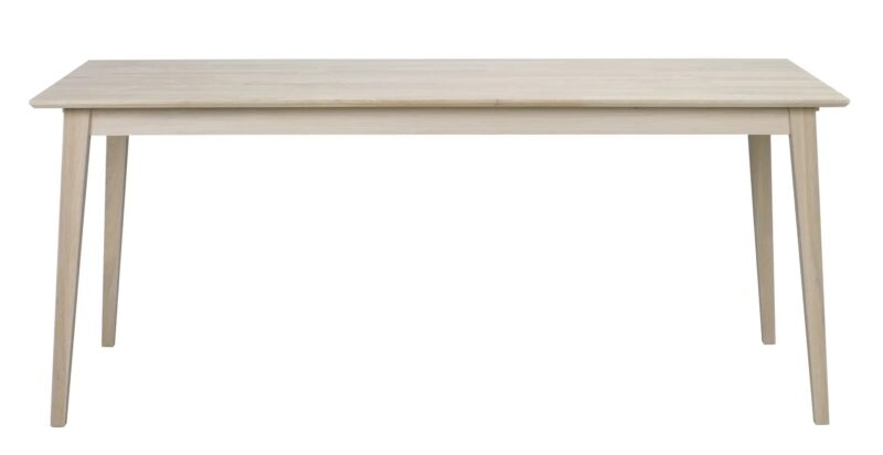 Filippa matbord, 180x90, Vitpigmenterad ek