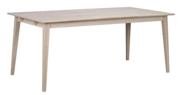 Filippa matbord, 180x90, Vitpigmenterad ek (2)