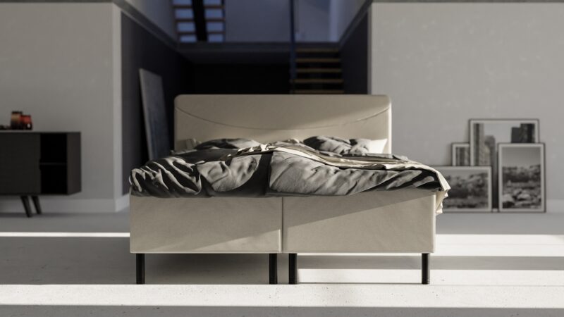 180x200-Temprakon-Boxmadras-Sand-MarsGavl-SortMetal-Ben-Front