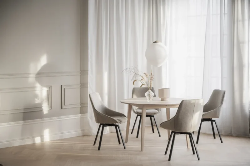 Alison Stol, Beige/svart